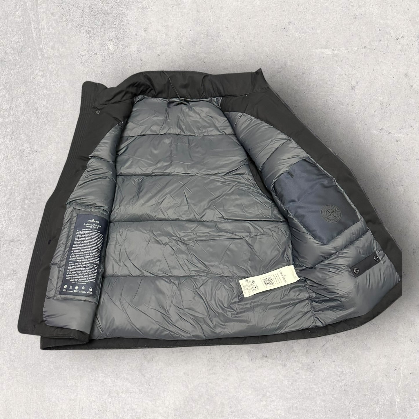 Stone Island Ghost O-Ventile Down Bodywarmer (L 23.5”)