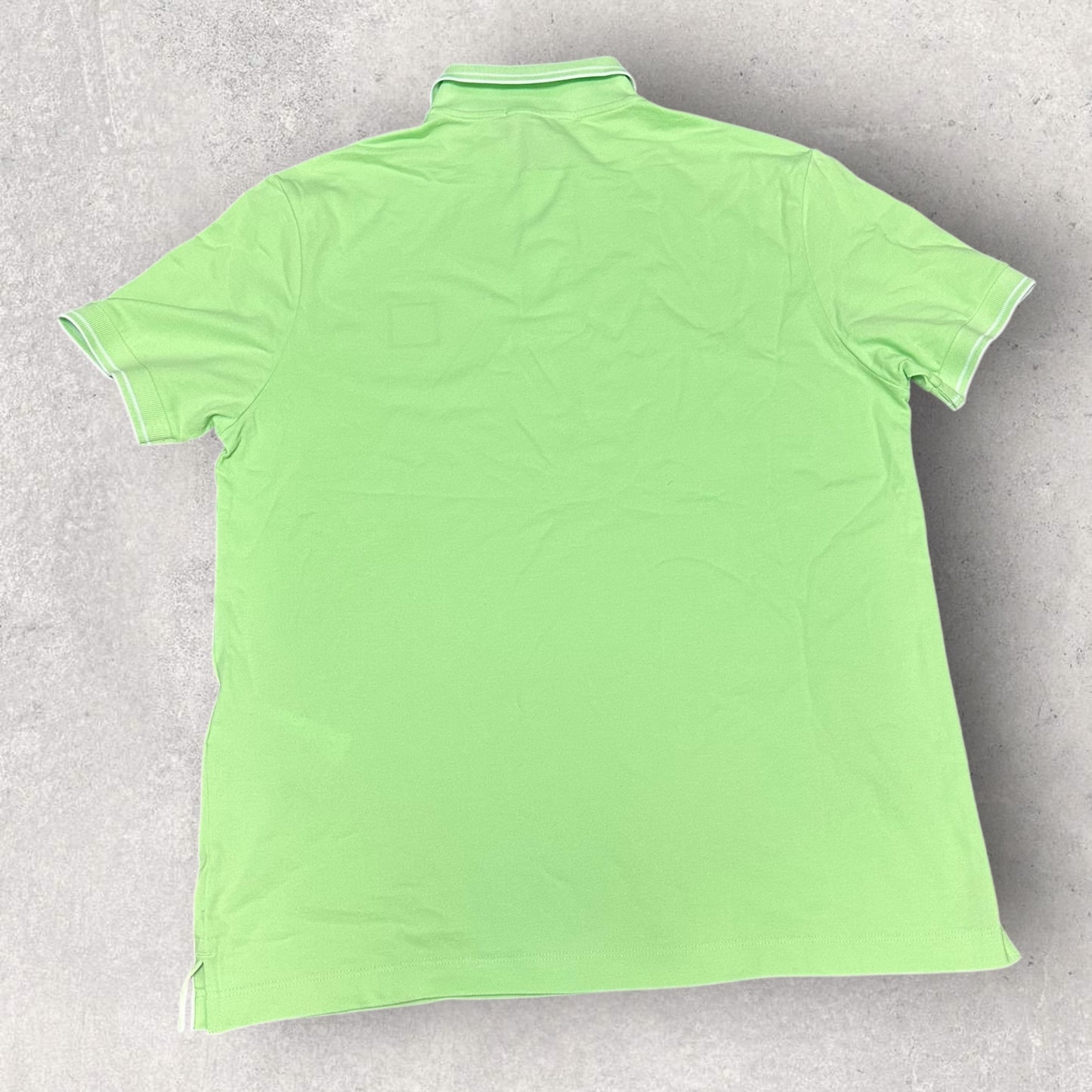 Stone Island Lime Polo (M 21”)