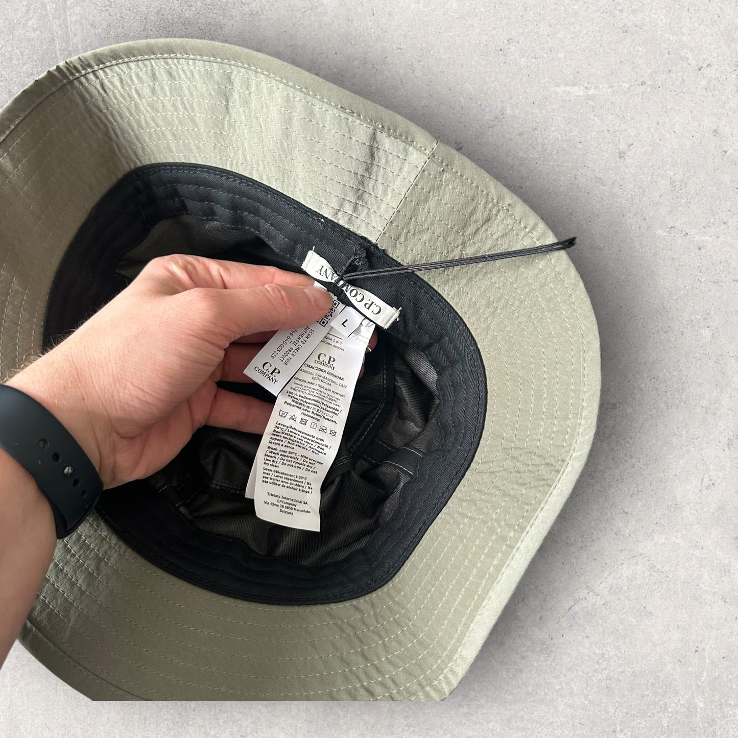 Khaki CP Company Bucket Hat