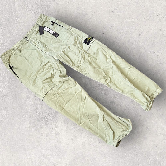 Stone Island Green Parachute Cargos BNWT 36