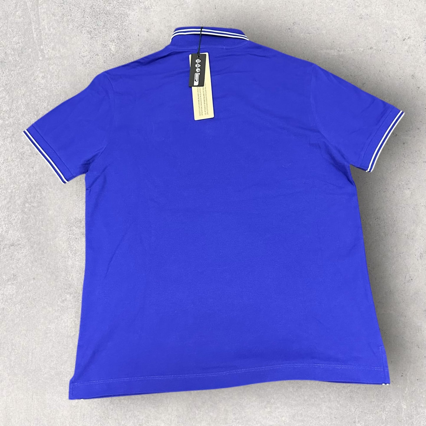 Stone Island Blue Polo (M 21”)