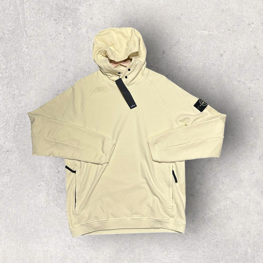 Stone Island Yellow Hoodie - (L 23”)