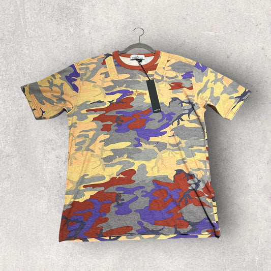 Stone Island Heritage Camo T-Shirt - (M 22”)